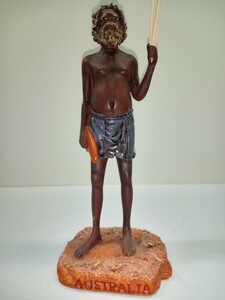 アボリジニ　オーストラリア　みやげ　　原住民族　人形　置物　オブジェ