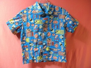 ＵＳＥＤ キッズ ディズニー パジャマ上着のみ サイズ１２０ ブルー系