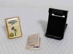 展示品+廃盤品　Zippo　WIND PROOF　LADY　WINDY　LUMINOVA　1994　ウィンディ　ルミノーバ