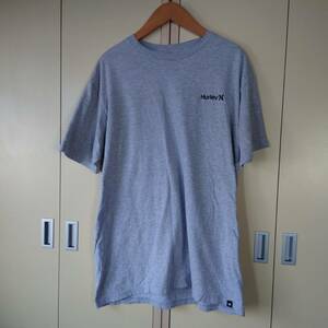 Hurley(ハーレー) US古着 半袖Tシャツ　L 【グレー】綿混　　　63-6H2413