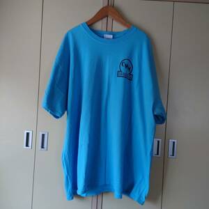 PORT＆COMPANY(ポート＆カンパニー)　US古着半袖Tシャツ 2XL【大きいサイズ】水色 コットン　78-6H2508