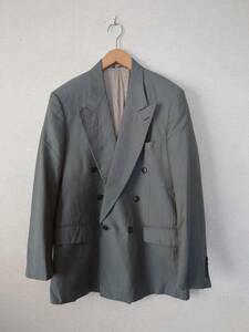 CRICKETEER テーラードジャケット MADE IN USA Tailored in USA ダブルジャケット colorカーキーグレーorカーキーグリーン系 　927-4J2527