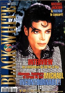 【フランス語】洋雑誌「BLACK＆WHITE」No.29(1999.6-7)♪表紙＆インタビュー：マイケルジャクソン/MICHAEL JACKSON/ジャクソン5/小錦♪