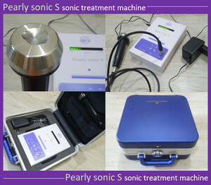 ★美品 プロ業務用 2MHz超高速振動マッサージ 超音波美顔器 Pearly Sonic S スキンケア エステ美容 シェイプアップ痩身 スリム/ミキモト★