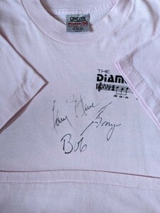 ☆80’s☆ ONEITA THE DIAMONDS T-Shirt Pink Vintage 80年代 オニータ Tシャツ ビンテージ バンド レア シングルステッチ USA製