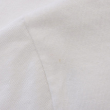 HELMUT LANG ヘルムートラング アップサイドダウン ロゴ Tシャツ トップス ユニセックス メンズ コットン ホワイト 白 XS_画像4