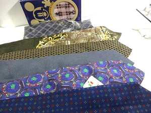 X3H059* set sale * Benetton Hanshin Tigers Gianfranco Ferre Mila Schon etc. necktie 7 pcs set 