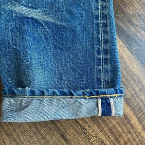 junhashimoto ジュンハシモト 13,5oz SELVEDGE DENIM 505 CRASH 赤耳 セルヴィッジ クラッシュ スリム デニム パンツ ジーンズ size.2 (M)の画像7