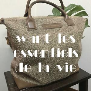 【　want les essentiels de la vie 】バッグ