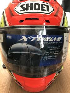 【中古美品】Sサイズ　SHOEI ショウエイ X TWELVE DAIJIRO 大治郎　内装、シールドほぼ新品