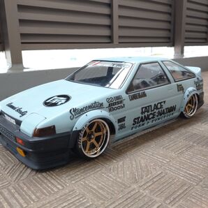 カッティング ステッカー 色指定可 ラジコンボディ 用 ラジドリ AE86改 YD-2 パンドラ