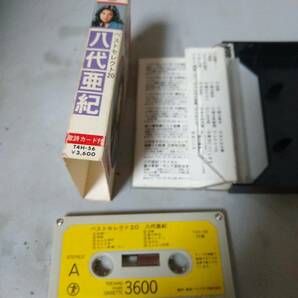 T5505 カセットテープ 八代亜紀 ベストセレクト20の画像2