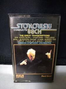 T5529 cassette tape Johann Sebastian Bach, Leopold Stokowski Stokowski Conducts Bach: The Great Transcriptions