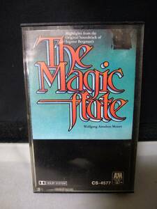 T5549カセットテープ WOLFGANG AMADEUS MOZART, HIGHLIGHTS FROM THE ORIGINAL SOUNDTRACK OF INGMAR BERGMAN'S &#34;THE MAGIC FLUTE&#34;