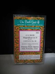 Ｔ5783　カセットテープ　The Bach Guild　Magnificat In D BWM 243 / Cantata No.50 / Vienna State Opera , Felix Prohaska, cond.