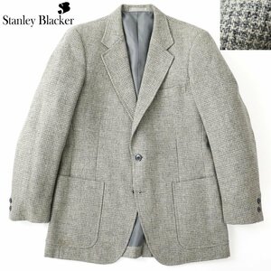 80年代 ヴィンテージ 極美品 Stanley Blaker スタンリー・ブラッカー 本格 ツイードウール 2つボタン ブレザージャケット 38R M VAN JAC