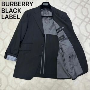 BURBERRY BLACK LABEL バーバリーブラックレーベル テーラードジャケット　三陽商会　ブラック　チェック柄