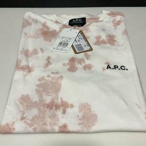 新品 A.P.C. アーペーセー ALI T SHIRT ROSE タイダイ Tシャツ 日本正規品 タグ付き サイズ XS ユニセックスTee 定価¥14300
