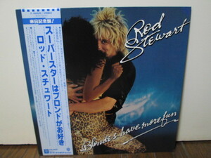 盤質A　Blondes Have More Fun スーパースターはブロンドがお好き (analog) Rod Stewart ロッド・スチュワート アナログレコード vinyl 