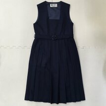 (S)A890(中古)埼玉方面 女子学生服 5点セット /160A/165A/W69/セーラー/ジャンパースカート/スカート/スカーフ/スクールパール/制服/卒業生_画像6