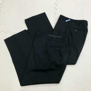 (Y)M560 (中古) 山形方面 校名不明 男子学生服 ズボン /冬用/W67/W73/NIKKE/黒/制服/標準型学生服/中学校/高校/中学生/高校生