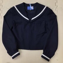 OT799-22 (中古) 奈良県 天理市立 西中学校 セーラー服 上下セット/155A/W60/セーラー/スカート/冬服/制服/学生服/中学校/高校/女子学生_画像2