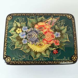 Art hand Auction [PAL009] Russia, Handmade miniature lacquer box (Mstera), Handmade items, interior, miscellaneous goods, ornament, object