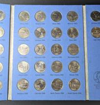 ★ Official Whitman STATEHOOD QUARTERS FOLDER Complete 50 State 1999-2008_画像3