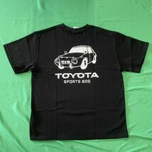 トヨタスポーツ800（ヨタハチ）オリジナルＴシャツ　黒またはグレーからご選択　両面プリント　サイズＳ～Ｌ（海外サイズ）　数量限定！！