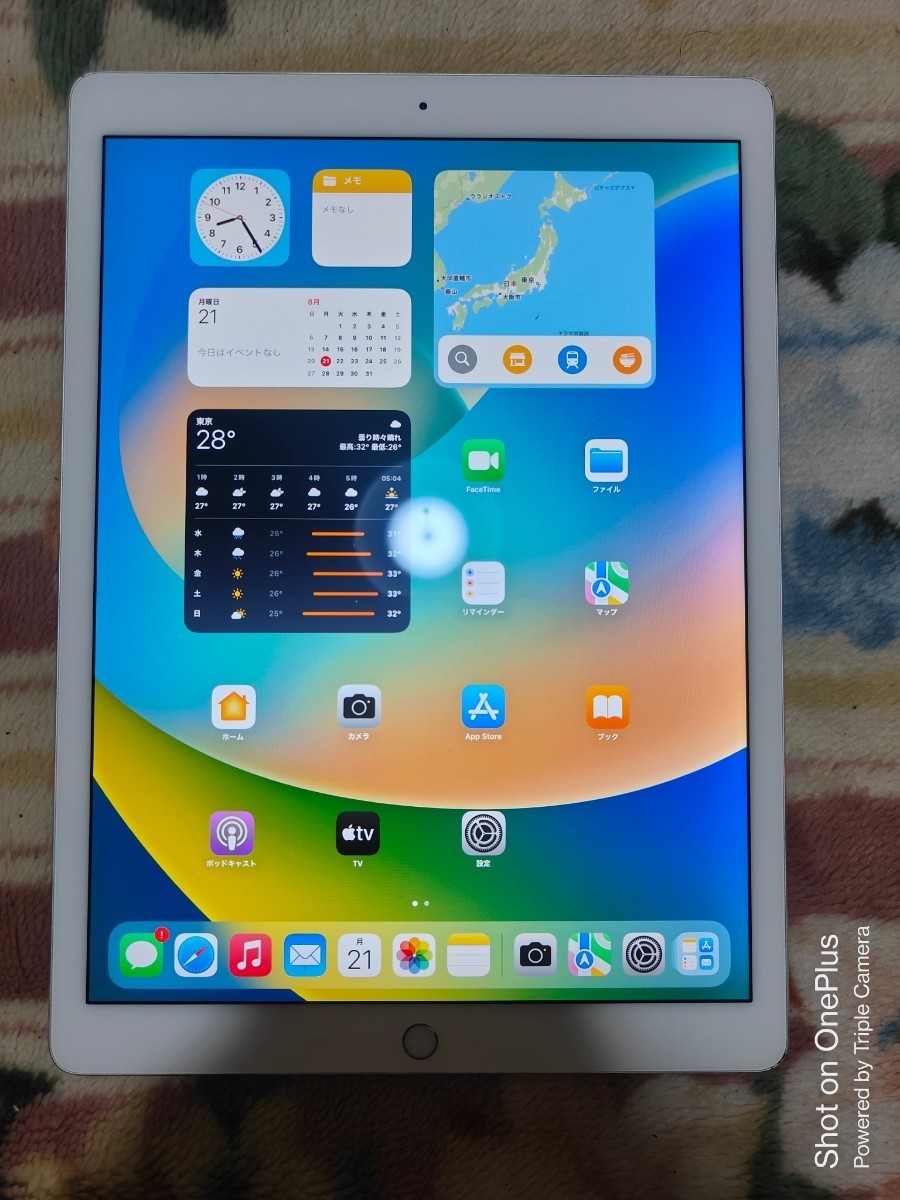 iPad Pro .9インチ 第1世代 GB Wi Fi 初期化済み A ジャンク