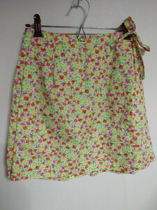  Ralph Lauren Golf culotte skirt 9 total small floral print waist 68 free shipping!