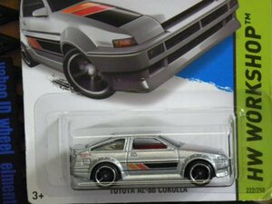 即決☆☆TOYOTA AE-86 COROLLA トヨタ　カローラ HW WORKSHOP HOT WHEELS