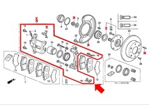 ★新品 未使用　純正部品 ホンダ ビート　BEAT　ホンダ ビート フロント 　キャリパーサブASSY L 左★_画像1