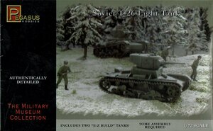 sobietoT-26 light tank 1/72 Pegasus hobby 