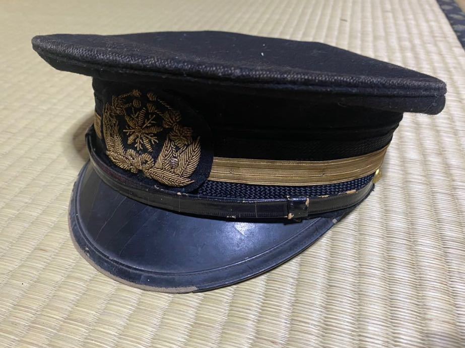 旧日本軍 旧満州国 満州警察 制服 ウール製 正帽付き-