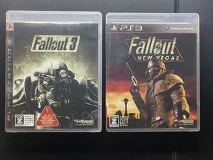 【動作未確認】PS3 ゲームソフト フォールアウト Fallout 3・ニューベガス New Vegas 2点 プレイステーション3 中古 送料無料 匿名配送