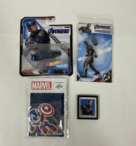 marvel グリヒル ラバーマグネット アベンジャーズ キャプテン・アメリカ アクリルキーホルダー ホットウィールウィール セット