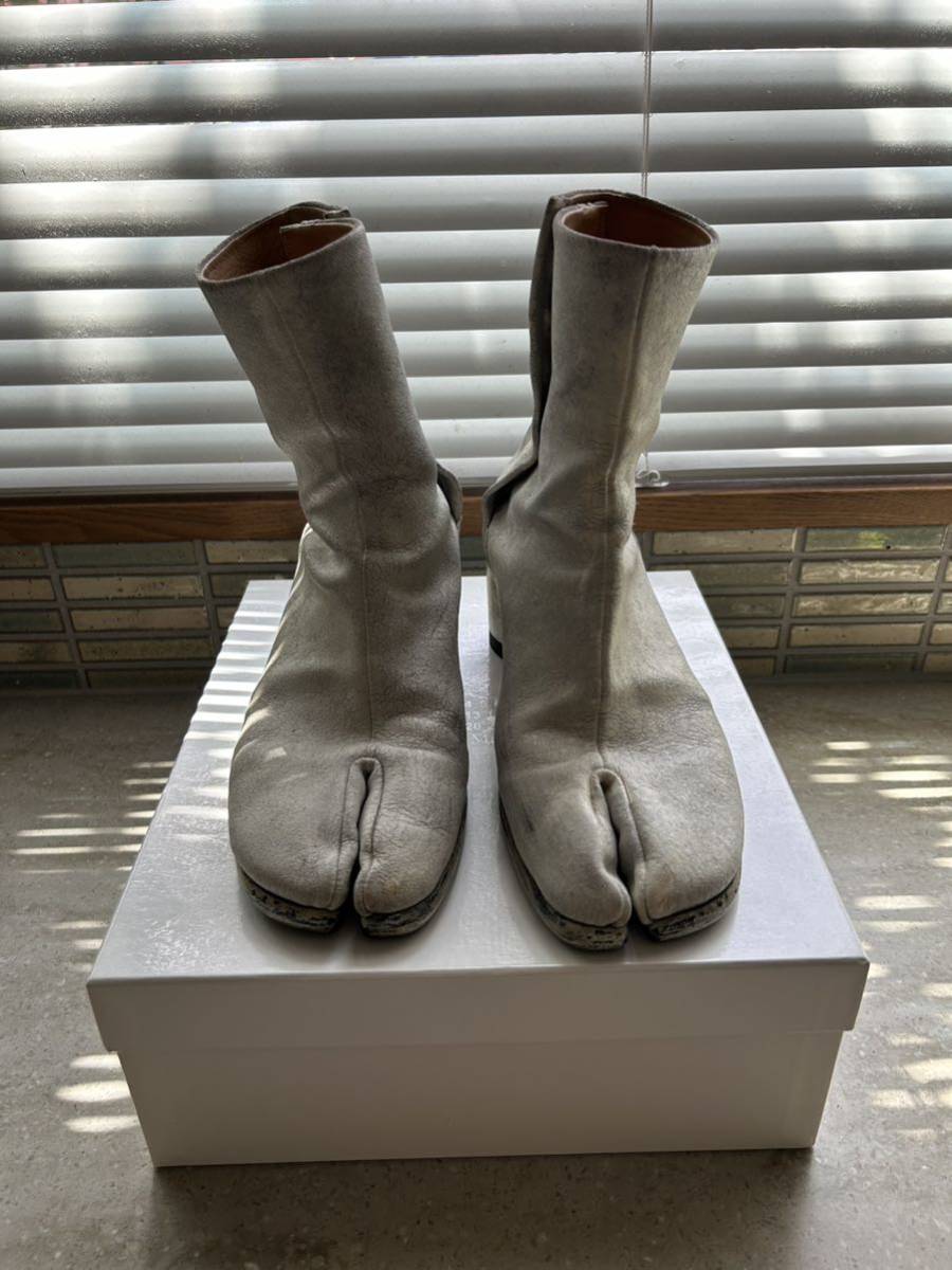 マルジェラ maison margiela 足袋ブーツ 40 ビアンケット-