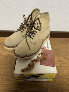 RED WING レッドウイング ブーツ プレーントゥ 8167スエード半円犬タグ8E