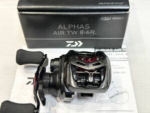 即決　美品　ダイワ　20アルファスAIR　TW　8.6R　右ハンドル　ベイトリール