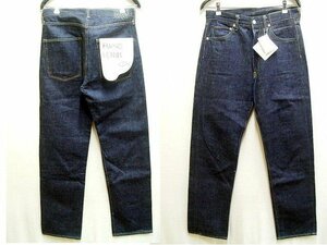 ◇即決[W34]初期 ほぼ未使用品 visvim FLUXUS DENIM フルクサス 濃紺 セルビッチ デニム パンツ■3934