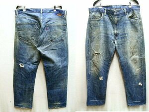 ◇即決[W42]ビンテージ Levi's 505-0217 黒カンヌキ 内股シングルステッチ 81年6月製 80年代 80's USA製 アメリカ デニムパンツ■4653