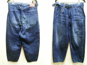 ◇即決[W32]ほぼ未使用品 Levi's RED 日本製 03103-0001 バルーン サルエルデニム スリム ストレッチ パンツ■4720