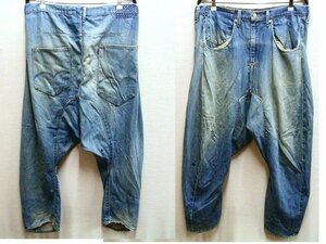 ◇即決[W32]Levi's RED LEGAL BANNED 01SS サルエルデニム リーバイスレッド ストレッチ 02030-1140 パンツ■4883