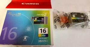 ★未使用品 ジャンク Canon キヤノン BCI-16 純正インクカートリッジ 3個セット 3色カラー 期限切れ PIXUS