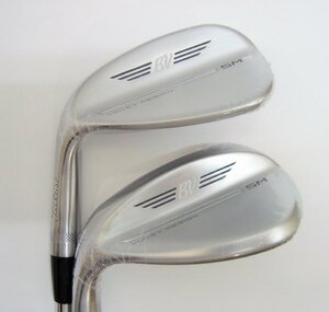 新品★左用★タイトリスト★ボーケイ VOKEY SM9 ウェッジ★ツアークローム★2022★(52/12 F)(58/12 D) 2本組★DG★S200★日本正規品