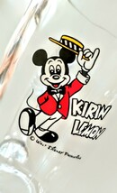 ディズニー Disney キリンレモン　希少　非売品 ミッキーホルングラス 取っ手付ガラスコップ ミッキーマウス　ヴィンテージ 昭和レトロ_画像3