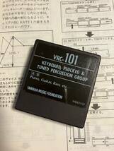 【即決・送料込み】YAMAHA DX7 voice ROM VRC-101 KEYBOARD,PLUCKED&TUNED PERCUSSION GROUP_画像6