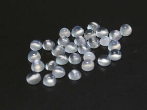 Moonstone Cat eye 3 мм круглый кубин 30 штук 3.82ct