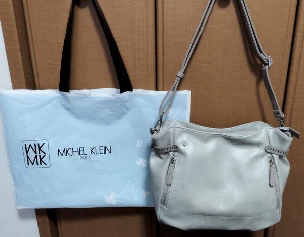 【美品】MICHEL KLEIN　ミッシェルクラン　ショルダーバック